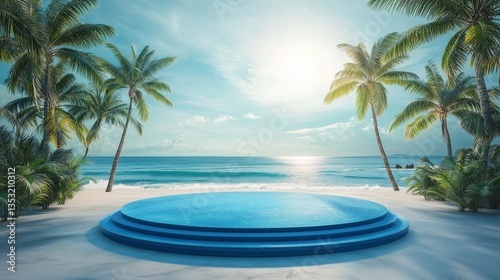 Summer beach background