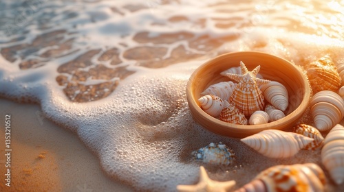 Summer beach background