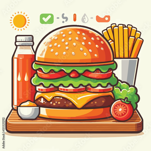 meal, meat, burger, food, fast food, hamburger, beef, delicious, cheese, tasty, snack, cheeseburger, fast, dinner, lunch, bun, restaurant, background, fastfood, american, sandwich, bread, white, lettu