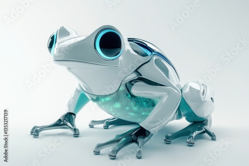 High-tech futuristic frog / Innovative futuristic frog