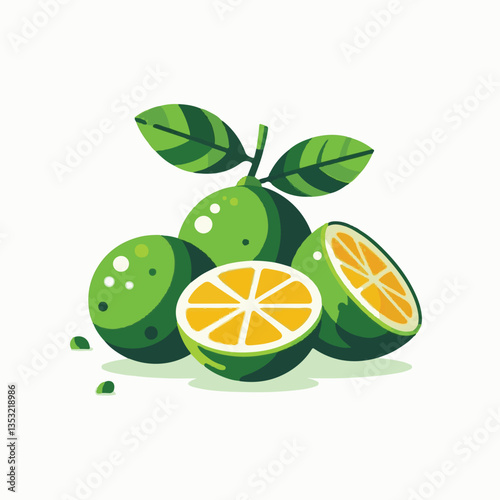 citrus, green, fresh, fruit, organic, food, tropical, background, closeup, juicy, nature, juice, ripe, healthy, vitamin, isolated, leaf, yellow, color, orange, natural, sweet, white, diet, object, veg