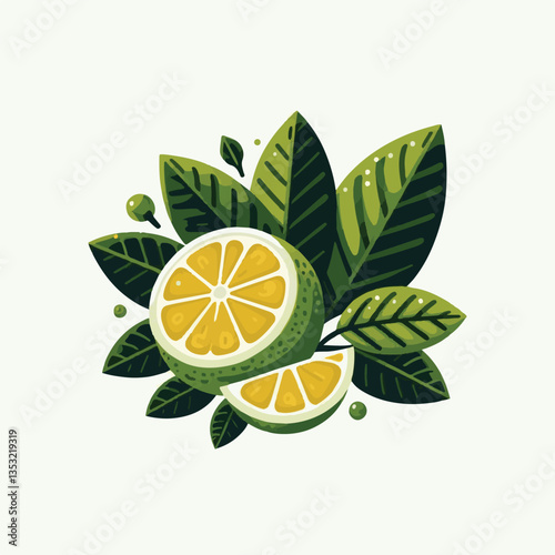 citrus, green, fresh, fruit, organic, food, tropical, background, closeup, juicy, nature, juice, ripe, healthy, vitamin, isolated, leaf, yellow, color, orange, natural, sweet, white, diet, object, veg