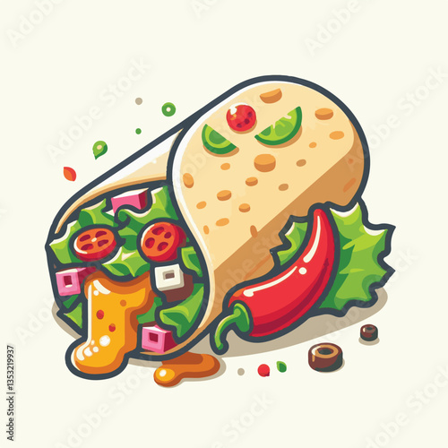 food, meal, restaurant, meat, burrito, menu, fast, delicious, lunch, dinner, snack, mexican, background, dish, beef, chicken, salad, isolated, grilled, bread, wrap, vegetable, set, collection, plate, 