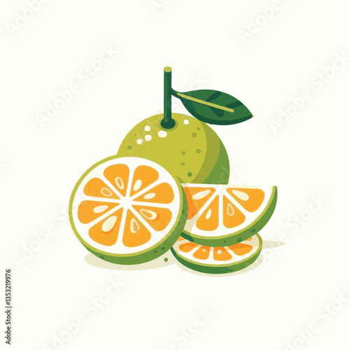 citrus, green, fresh, fruit, organic, food, tropical, background, closeup, juicy, nature, juice, ripe, healthy, vitamin, isolated, leaf, yellow, color, orange, natural, sweet, white, diet, object, veg