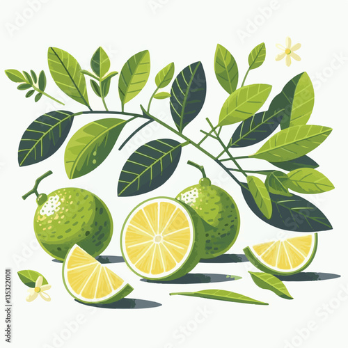 citrus, green, fresh, fruit, organic, food, tropical, background, closeup, juicy, nature, juice, ripe, healthy, vitamin, isolated, leaf, yellow, color, orange, natural, sweet, white, diet, object, veg