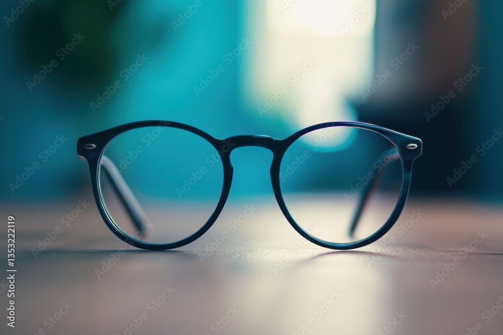 glasses on the table