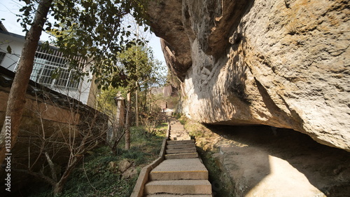 Fototapeta Naklejka Na Ścianę i Meble -  bing stones together in the cave Zhejiang China. High quality photo