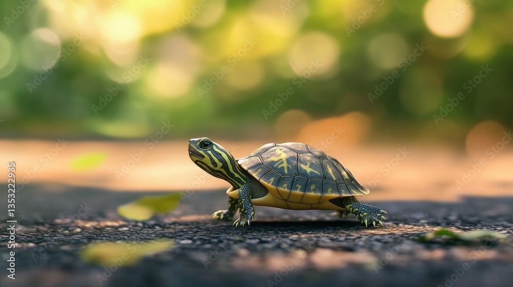 Obraz premium Little turtle