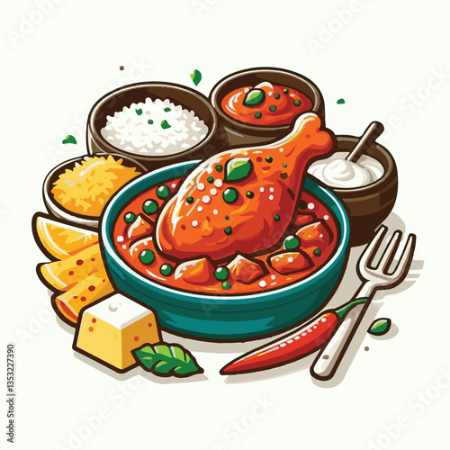 food, dinner, delicious, indian, chicken, traditional, cuisine, dish, meal, butter chicken, spicy, curry, restaurant, lunch, meat, rice, asian, tikka, masala, bowl, recipe, background, plate, tasty, c