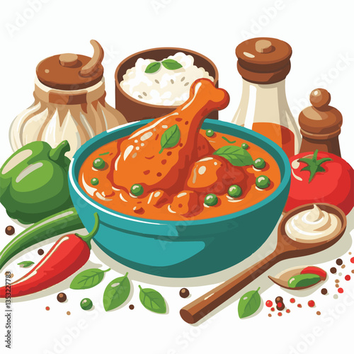 food, dinner, delicious, indian, chicken, traditional, cuisine, dish, meal, butter chicken, spicy, curry, restaurant, lunch, meat, rice, asian, tikka, masala, bowl, recipe, background, plate, tasty, c