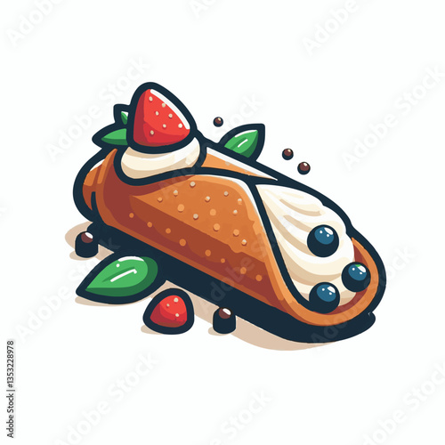 dessert, pastry, sweet, cannoli, food, chocolate, cream, italian, delicious, bakery, gourmet, italy, traditional, cannolo, background, sicily, breakfast, white, filling, creamy, sugar, baked, crust, c