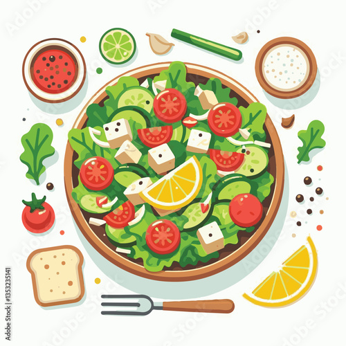 healthy, lunch, food, cheese, meal, lettuce, fresh, salad, green, gourmet, bread, parmesan, delicious, sauce, vegetable, dinner, caesar, bowl, chicken, appetizer, cuisine, dish, crouton, grilled, plat