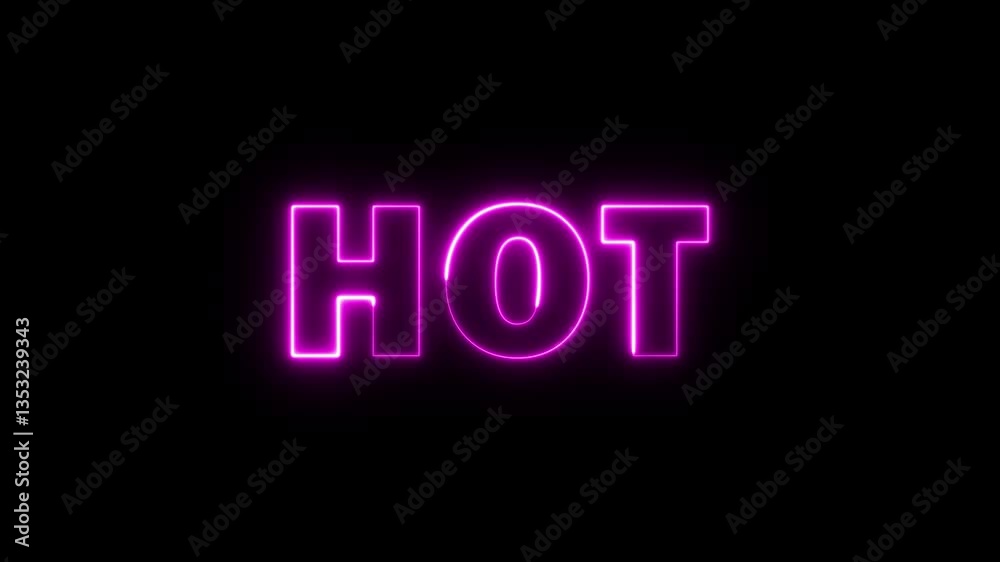neon hot sign loop in black background. Neon hot neon sign animation. luxury hot text animation.
neon light glowing hot text isolated dark video background. neon hot sign loop in black background. Neon hot neon sign animation. luxury hot text animation.
neon light glowing hot text isolated dark video background.
