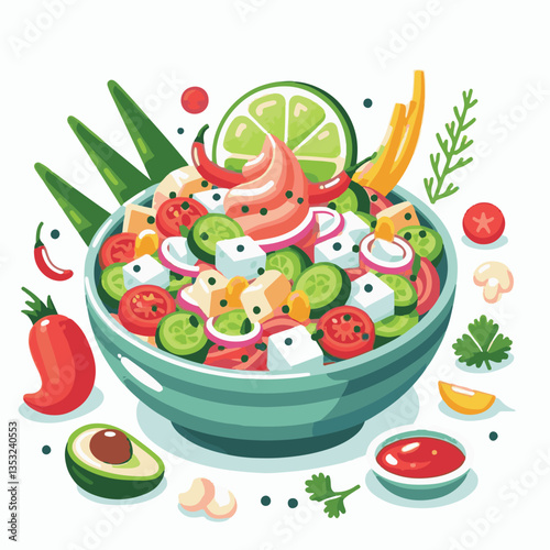 ceviche, food, seafood, gourmet, lime, fresh, meal, fish, appetizer, delicious, cuisine, citrus, peru, peruvian, restaurant, raw, cebiche, marinated, cilantro, onion, seviche, lunch, background, salad