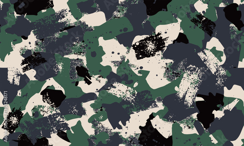 Urban Camo Print – Stealth Military Camouflage Seamless