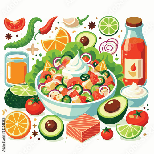 ceviche, food, seafood, gourmet, lime, fresh, meal, fish, appetizer, delicious, cuisine, citrus, peru, peruvian, restaurant, raw, cebiche, marinated, cilantro, onion, seviche, lunch, background, salad
