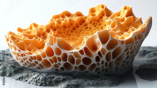 Abstract Coral Formation: A close-up view reveals the intricate detail of a uniquely textured coral formation, showcasing nature's artistic touch and geological wonders.