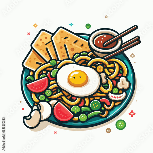 cuisine, delicious, traditional, meal, asian, food, dish, plate, singapore, dinner, malaysia, chinese, lunch, penang, stir, char, tasty, asia, teow, shrimp, noodles, sauce, noodle, hawker, popular, fr
