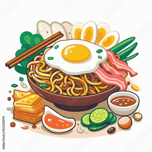 cuisine, delicious, traditional, meal, asian, food, dish, plate, singapore, dinner, malaysia, chinese, lunch, penang, stir, char, tasty, asia, teow, shrimp, noodles, sauce, noodle, hawker, popular, fr