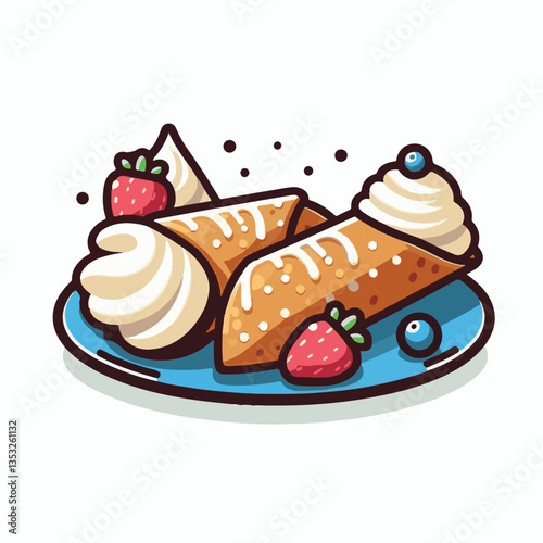 dessert, pastry, sweet, cannoli, food, chocolate, cream, italian, delicious, bakery, gourmet, italy, traditional, cannolo, background, sicily, breakfast, white, filling, creamy, sugar, baked, crust, c