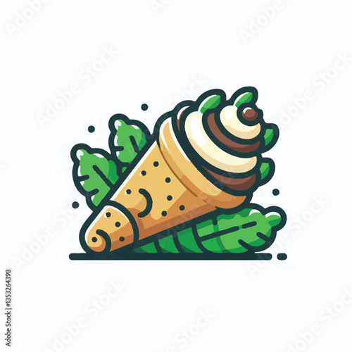 dessert, pastry, sweet, cannoli, food, chocolate, cream, italian, delicious, bakery, gourmet, italy, traditional, cannolo, background, sicily, breakfast, white, filling, creamy, sugar, baked, crust, c