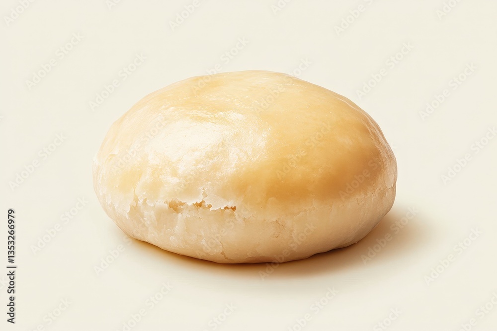 A single glazed and golden donut on a plain background A single glazed and golden donut on a plain background