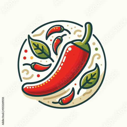 food, red, chili, hot, spicy, spice, pepper, vegetable, chilli, fresh, isolated, vector, background, ingredient, mexican, cuisine, organic, cooking, cayenne, taste, heat, flavor, healthy, white, papri
