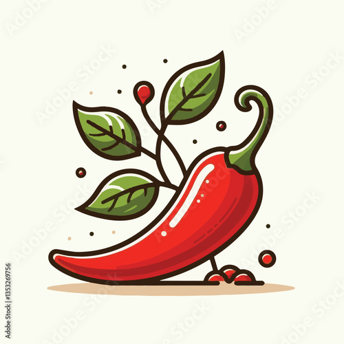 food, red, chili, hot, spicy, spice, pepper, vegetable, chilli, fresh, isolated, vector, background, ingredient, mexican, cuisine, organic, cooking, cayenne, taste, heat, flavor, healthy, white, papri