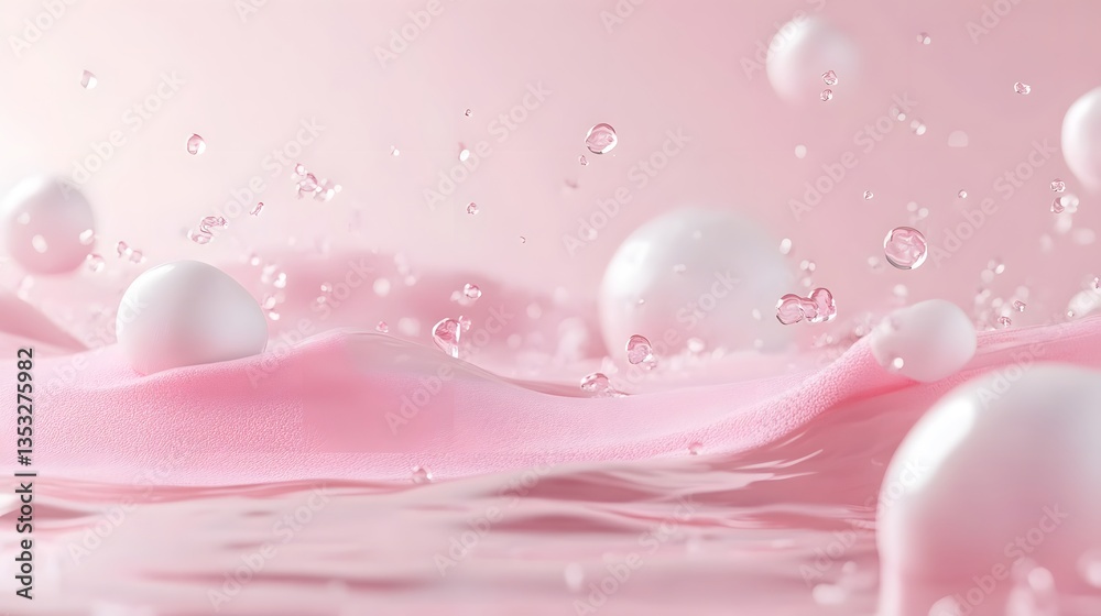 Professional Front View 3D Rendering Video Design on Pink Backdrop Professional Front View 3D Rendering Video Design on Pink Backdrop