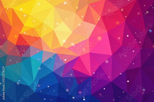 Vector business card template with colorful background, vectors, design elements