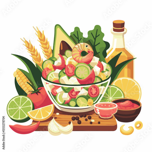 ceviche, food, seafood, gourmet, lime, fresh, meal, fish, appetizer, delicious, cuisine, citrus, peru, peruvian, restaurant, raw, cebiche, marinated, cilantro, onion, seviche, lunch, background, salad