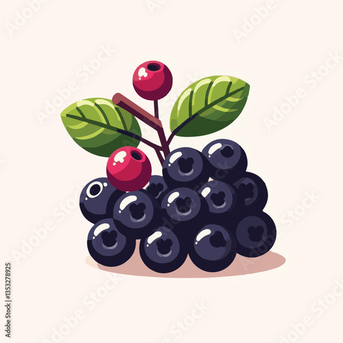 chokeberry, nature, leaf, plant, berry, aronia, fruit, branch, ripe, food, black, green, fresh, natural, garden, healthy, background, organic, nutrition, raw, bush, berries, autumn, leaves, antioxidan