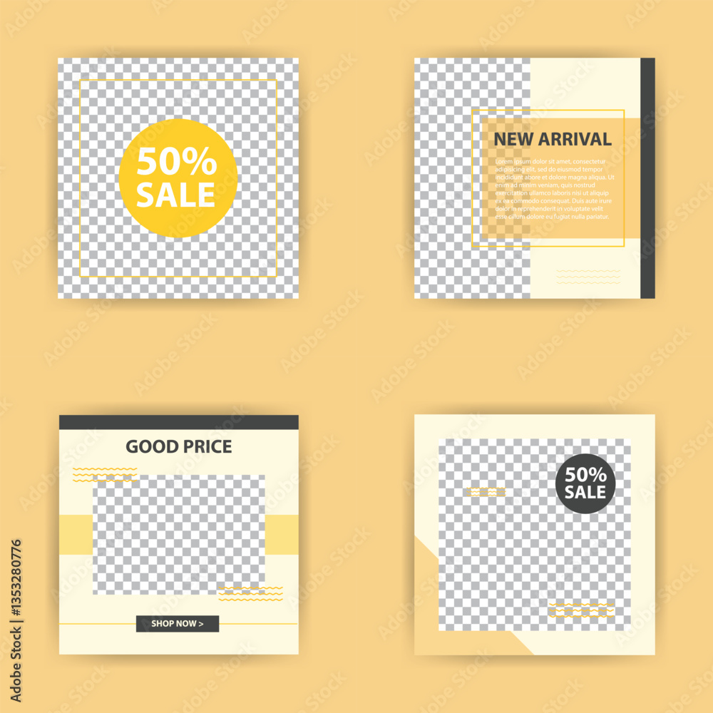 Fototapeta premium Social Media Post Templates (8)