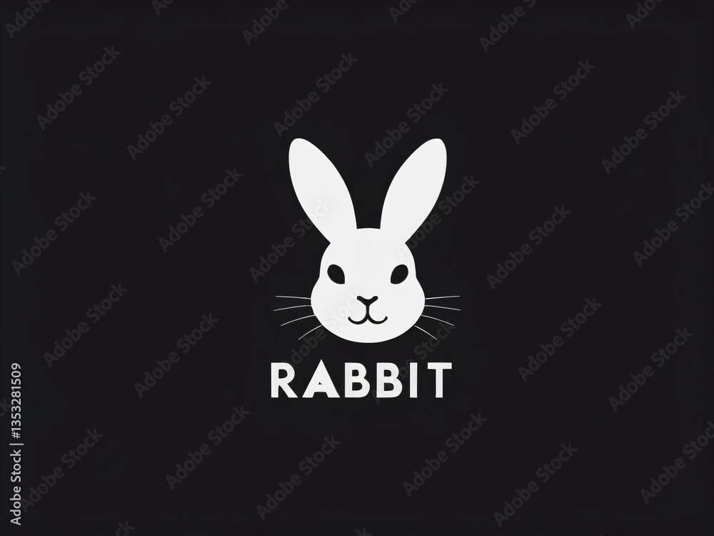 The logo incorporates a rabbit with a modern minimalist aesthetic. The logo incorporates a rabbit with a modern minimalist aesthetic.