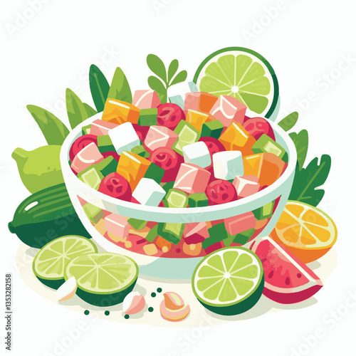 ceviche, food, seafood, gourmet, lime, fresh, meal, fish, appetizer, delicious, cuisine, citrus, peru, peruvian, restaurant, raw, cebiche, marinated, cilantro, onion, seviche, lunch, background, salad