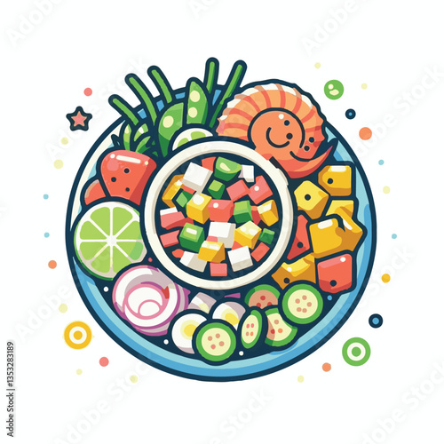 ceviche, food, seafood, gourmet, lime, fresh, meal, fish, appetizer, delicious, cuisine, citrus, peru, peruvian, restaurant, raw, cebiche, marinated, cilantro, onion, seviche, lunch, background, salad