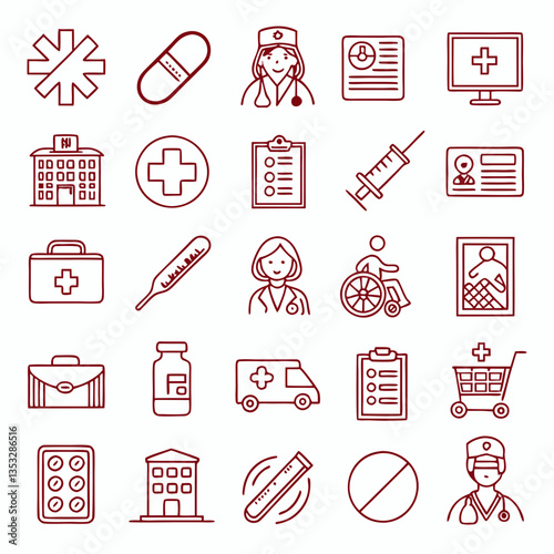 Medical and Healthcare Icons