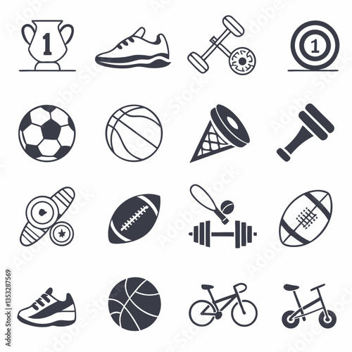 Fitness and Sports Icons