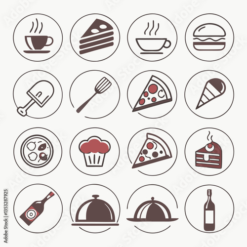 Food and Restaurant Icons