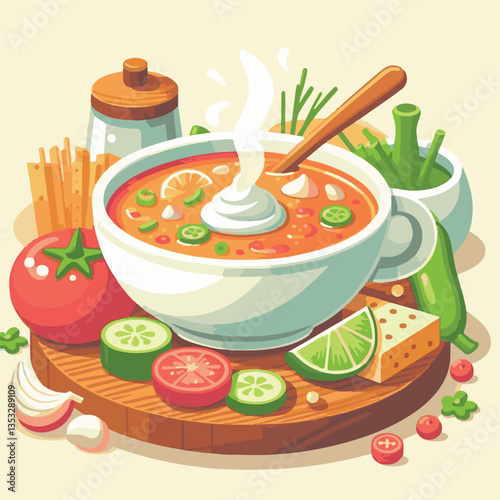food, soup, chowder, meal, cuisine, delicious, seafood, bowl, lunch, vegetable, gourmet, cream, creamy, potato, dinner, fresh, white, hot, fish, american, dish, clam, bread, healthy, milk, carrot, par