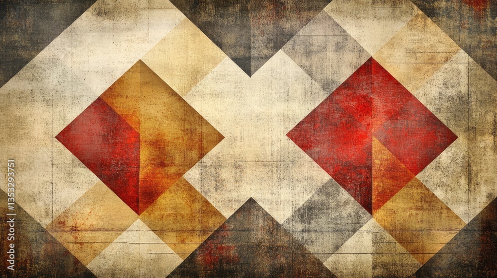 A stylish composition of geometric color patterns featuring trendy, muted earthy tones.