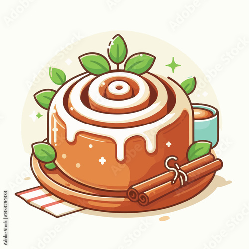 breakfast, bakery, roll, delicious, dessert, sweet, snack, cinnamon, bread, bun, food, cake, fresh, spiral, sugar, tasty, homemade, pastry, background, cinnamon roll, dough, icing, baked, cooking, iso