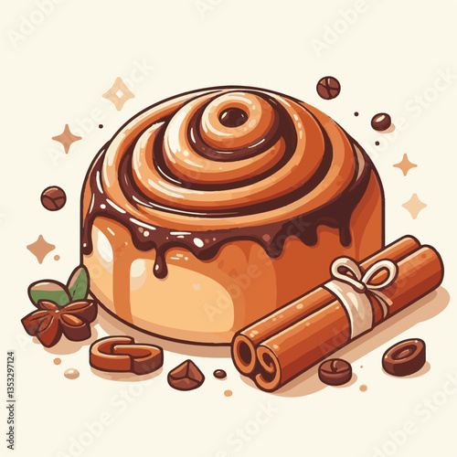 breakfast, bakery, roll, delicious, dessert, sweet, snack, cinnamon, bread, bun, food, cake, fresh, spiral, sugar, tasty, homemade, pastry, background, cinnamon roll, dough, icing, baked, cooking, iso