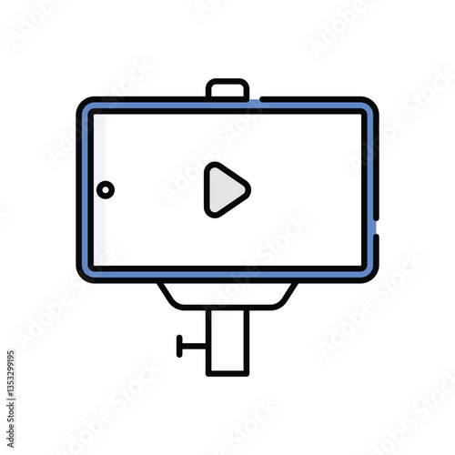Video Chat Vector icon