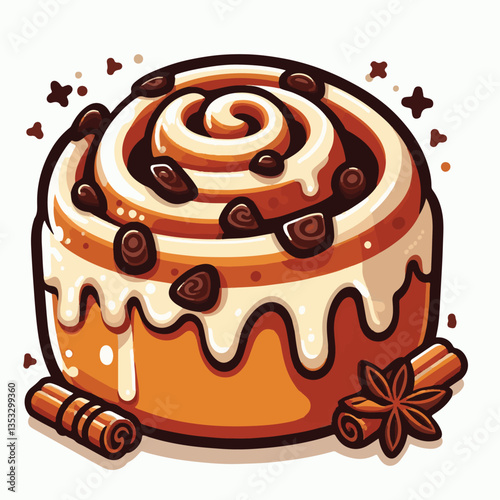 breakfast, bakery, roll, delicious, dessert, sweet, snack, cinnamon, bread, bun, food, cake, fresh, spiral, sugar, tasty, homemade, pastry, background, cinnamon roll, dough, icing, baked, cooking, iso
