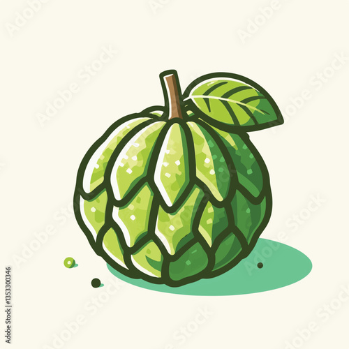 cherimoya, green, fruit, fresh, food, ripe, exotic, sweet, tropical, organic, custard, background, healthy, raw, annona, white, custard apple, delicious, tasty, isolated, dessert, seed, half, chirimoy