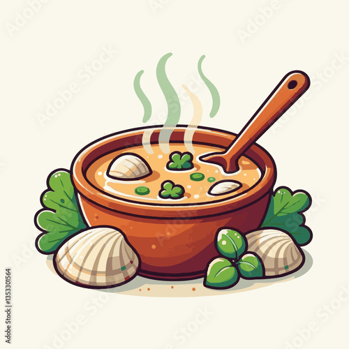 food, delicious, chowder, bowl, soup, clam, seafood, dinner, potato, meal, gourmet, cream, creamy, healthy, lunch, shellfish, fresh, cuisine, parsley, spoon, dish, milk, white, bread, hot, american, b