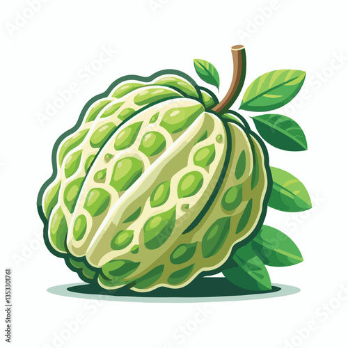 cherimoya, green, fruit, fresh, food, ripe, exotic, sweet, tropical, organic, custard, background, healthy, raw, annona, white, custard apple, delicious, tasty, isolated, dessert, seed, half, chirimoy