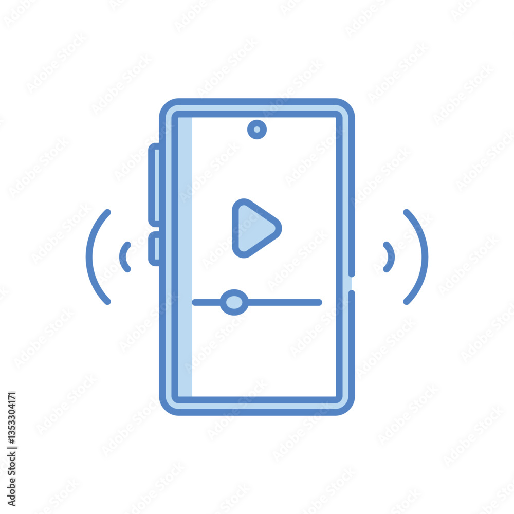 Streaming App Vector icon Streaming App Vector icon