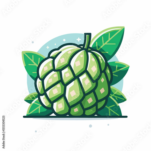 cherimoya, green, fruit, fresh, food, ripe, exotic, sweet, tropical, organic, custard, background, healthy, raw, annona, white, custard apple, delicious, tasty, isolated, dessert, seed, half, chirimoy
